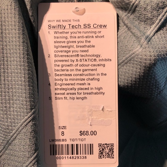 Lululemon Tech SS Crew - Picture 1 of 2